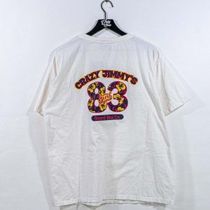 Aeropostale Crazy Jimmys Board Wax T-Shirt Surf XL VTG 90s Beach Skate